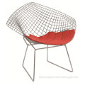 designed diamond metal wire mesh chair
